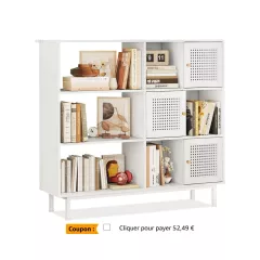 Bibliotheque en rotin [via COUPON]